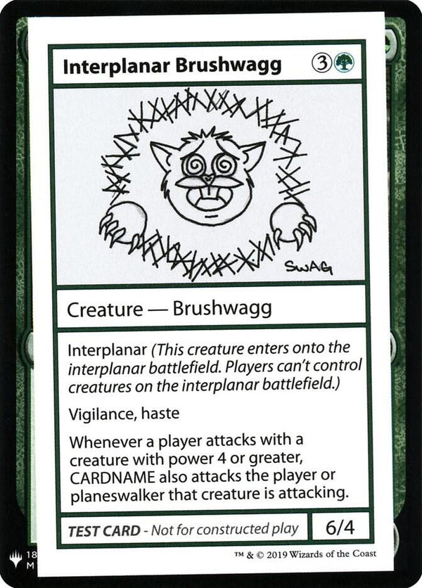 Interplanar Brushwagg [Mystery Booster: Convention Edition Exclusives]
