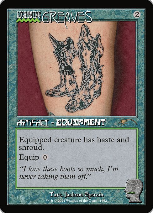 Lightning Greaves (1662) [Secret Lair Drop]