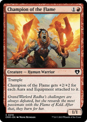 Champion of the Flame (210) [Commander Masters]