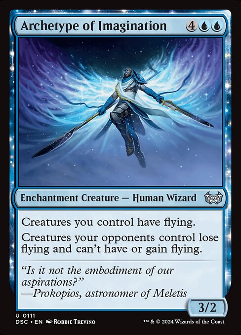 Archetype of Imagination (111) [Duskmourn: House of Horror Commander]