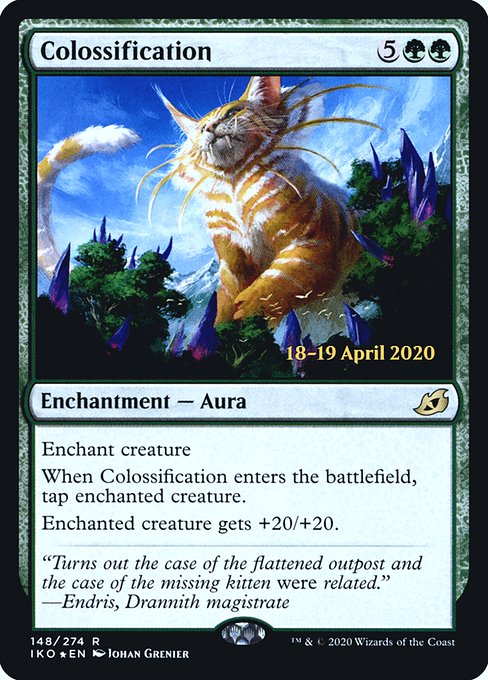 Colossification (148s) [Ikoria: Lair of Behemoths Promos]