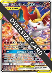Charizard & Braixen GX - SM230 (SM Black Star Promo) (SM230) [Jumbo Cards]