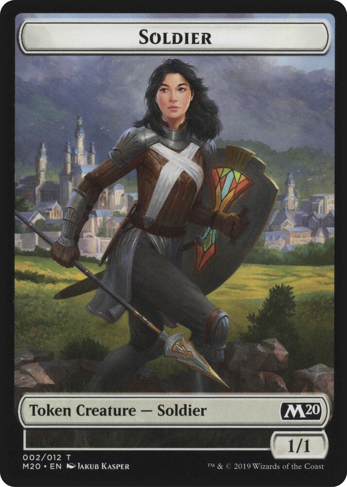 Soldier // Zombie Double-Sided Token (2 // 6) [Game Night 2019]