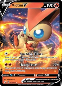 Victini V (025/202) [SWSH01 Sword and Shield Base Set]