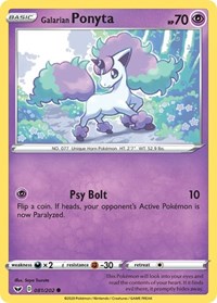 Galarian Ponyta (081/202) [SWSH01 Sword and Shield Base Set]