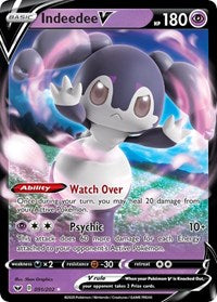 Indeedee V (091/202) [SWSH01 Sword and Shield Base Set]