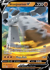Stonjourner V (115/202) [SWSH01 Sword and Shield Base Set]