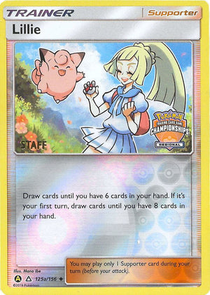 Lillie - 215a/156 (Regional Championships) [Staff] (125a/156) [League and Championship Cards]