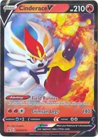 Cinderace V - SWSH015 (SWSH015) [SWSH Sword and Shield Promo Cards]