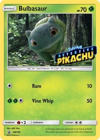 Bulbasaur - SM198 (Detective Pikachu Stamped) (SM198) [SM Promos]