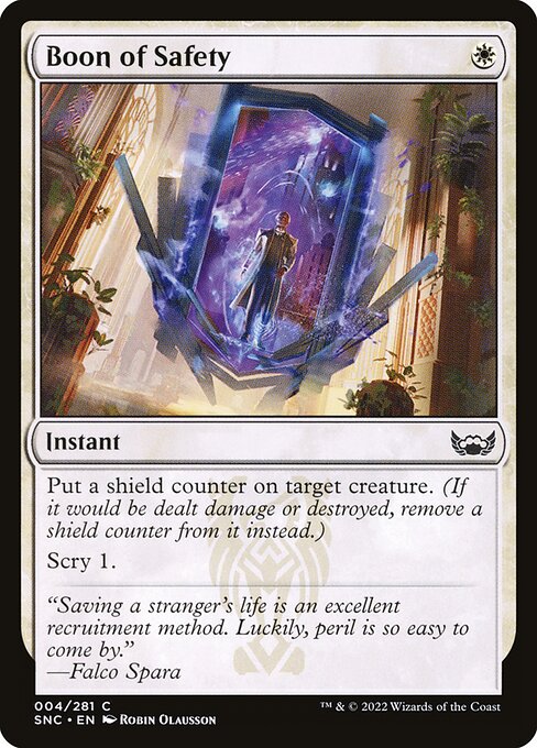 Boon of Safety (4) [Streets of New Capenna]