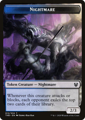 Nightmare Token (12) [Theros Beyond Death]