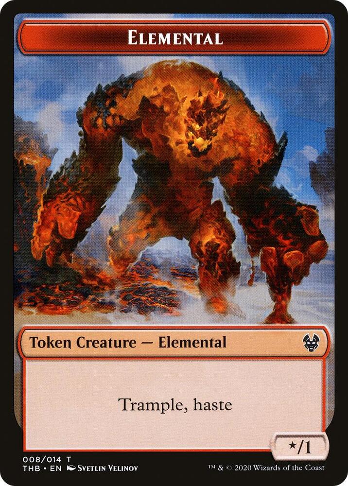 Elemental Token (8) [Theros Beyond Death]