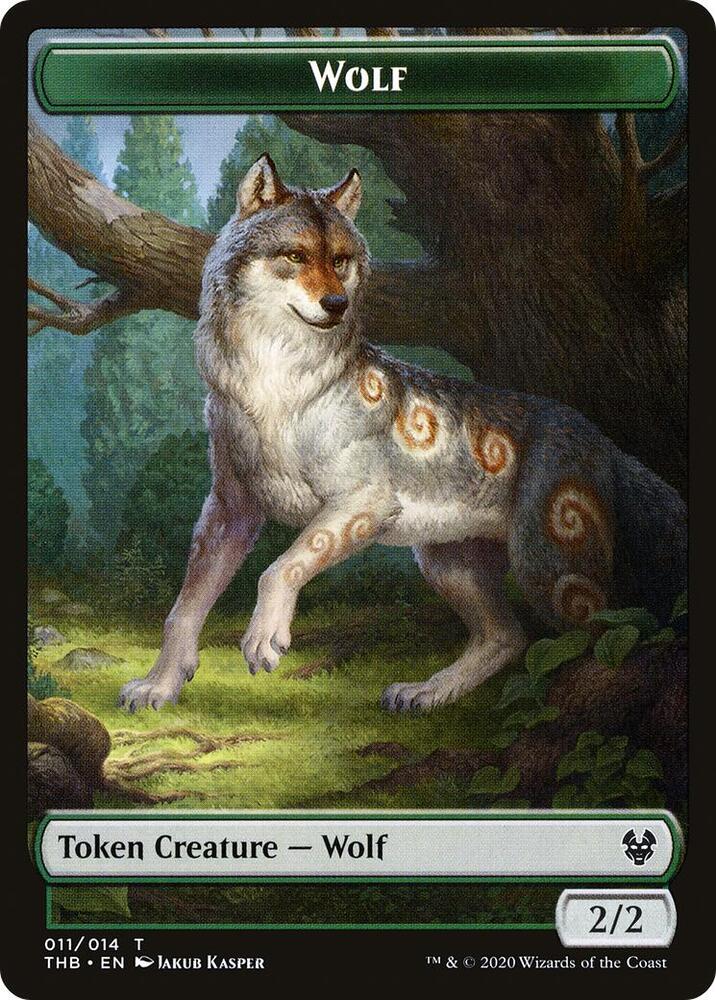 Wolf Token (11) [Theros Beyond Death]