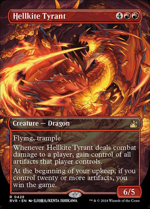 Hellkite Tyrant (428) [Ravnica Remastered] [Borderless]