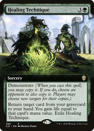 Healing Technique (390) [Commander 2021] [Extended Art]
