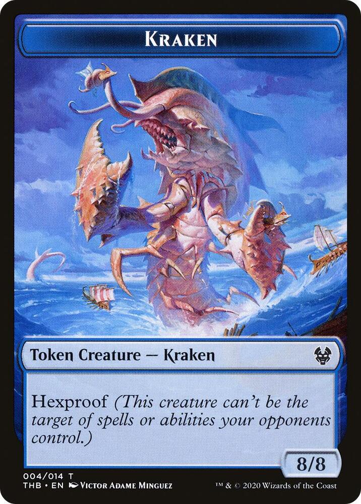 Kraken // Satyr Double-Sided Token (4 // 9) [Theros Beyond Death]