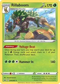 Rillaboom (014) (014/202) [SWSH01 Sword and Shield Base Set]