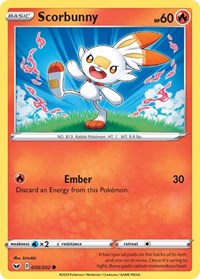Scorbunny (030) (030/202) [SWSH01 Sword and Shield Base Set]
