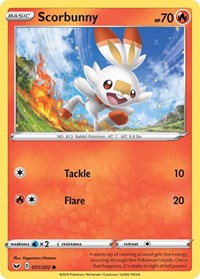 Scorbunny (031) (031/202) [SWSH01 Sword and Shield Base Set]