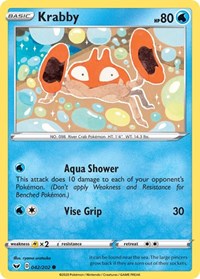 Krabby (042) (042/202) [SWSH01 Sword and Shield Base Set]