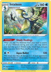 Inteleon (058) (058/202) [SWSH01 Sword and Shield Base Set]