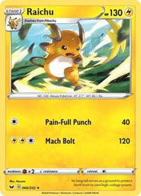 Raichu (066/202) [SWSH01 Sword and Shield Base Set]