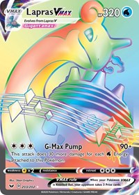 Lapras VMAX (Secret) (203/202) [SWSH01 Sword and Shield Base Set]