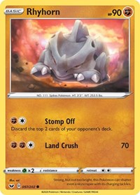 Rhyhorn (097) (097/202) [SWSH01 Sword and Shield Base Set]