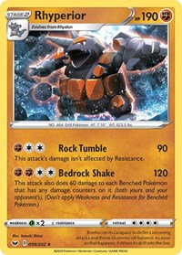 Rhyperior (099/202) [SWSH01 Sword and Shield Base Set]