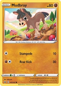 Mudbray (105/202) [SWSH01 Sword and Shield Base Set]