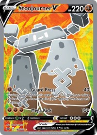 Stonjourner V (Full Art) (193/202) [SWSH01 Sword and Shield Base Set]