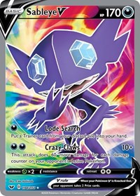 Sableye V (Full Art) (194/202) [SWSH01 Sword and Shield Base Set]