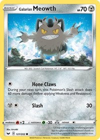 Galarian Meowth (127/202) [SWSH01 Sword and Shield Base Set]