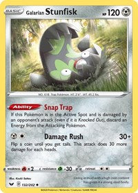 Galarian Stunfisk (132/202) [SWSH01 Sword and Shield Base Set]