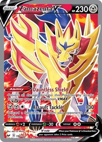 Zamazenta V (Full Art) (196/202) [SWSH01 Sword and Shield Base Set]