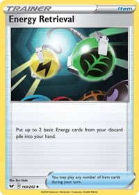 Energy Retrieval (160/202) [SWSH01 Sword and Shield Base Set]
