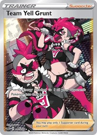 Team Yell Grunt (Full Art) (202/202) [SWSH01 Sword and Shield Base Set]