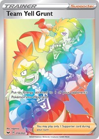 Team Yell Grunt (Secret) (210/202) [SWSH01 Sword and Shield Base Set]