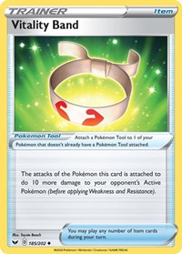 Vitality Band (185/202) [SWSH01 Sword and Shield Base Set]