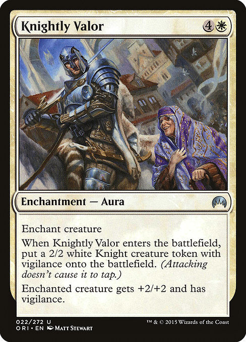 Knightly Valor (22) [Magic Origins]