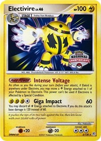 Electivire - 3/130 (Regional Championships) (003/130) [League and Championship Cards]