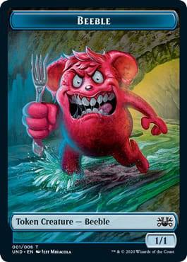 Beeble // Dragon Double-sided Token [Unsanctioned]