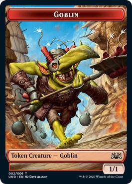 Goblin // Giant Teddy Bear Double-sided Token [Unsanctioned]