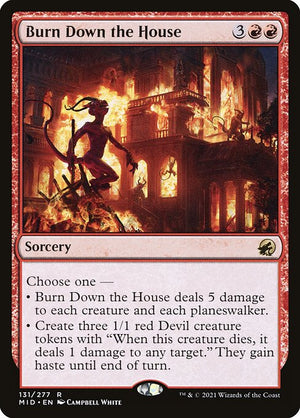 Burn Down the House (131) [Innistrad: Midnight Hunt]