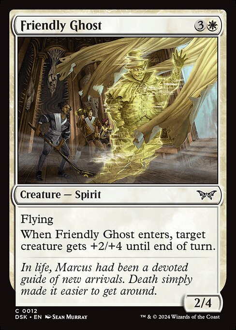 Friendly Ghost (12) [Duskmourn: House of Horror]
