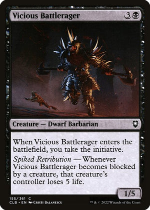 Vicious Battlerager (155) [Commander Legends: Battle for Baldur's Gate]