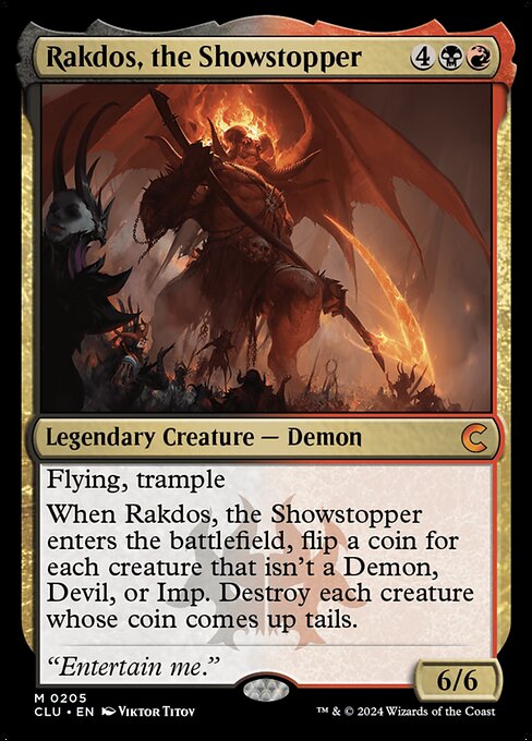 Rakdos, the Showstopper (205) [Ravnica: Clue Edition]