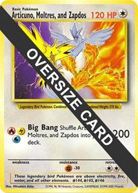 Articuno, Moltres, and Zapdos (Warner Bros. Promo) [Jumbo Cards]