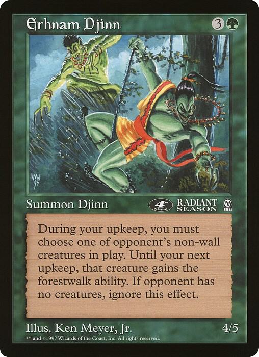 Erhnam Djinn (4th Place) (Arena League) [Oversize Cards]